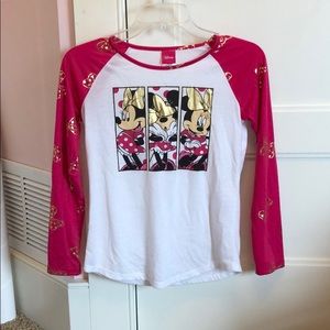 Girls L Disney Minnie Mouse long sleeve shirt
